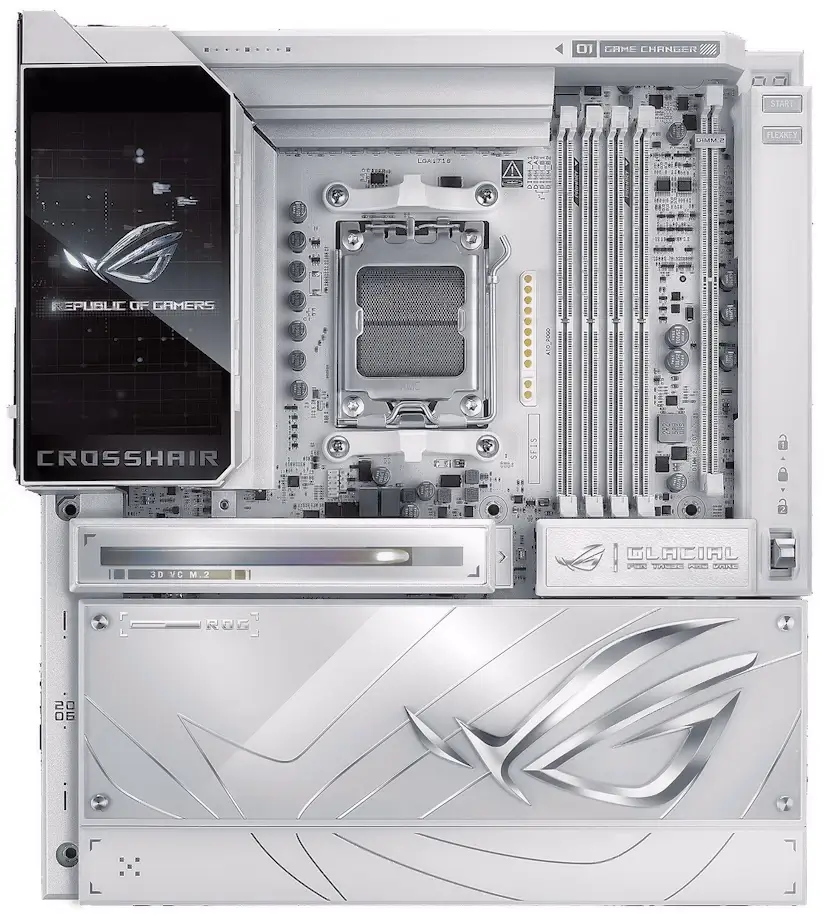 Montaje Placa Base ASUS ROG CROSSHAIR X870E GLACIAL Vallecas Vallecas Gaming - Montaje Placa Base ASUS ROG CROSSHAIR X870E GLACIAL Vallecas