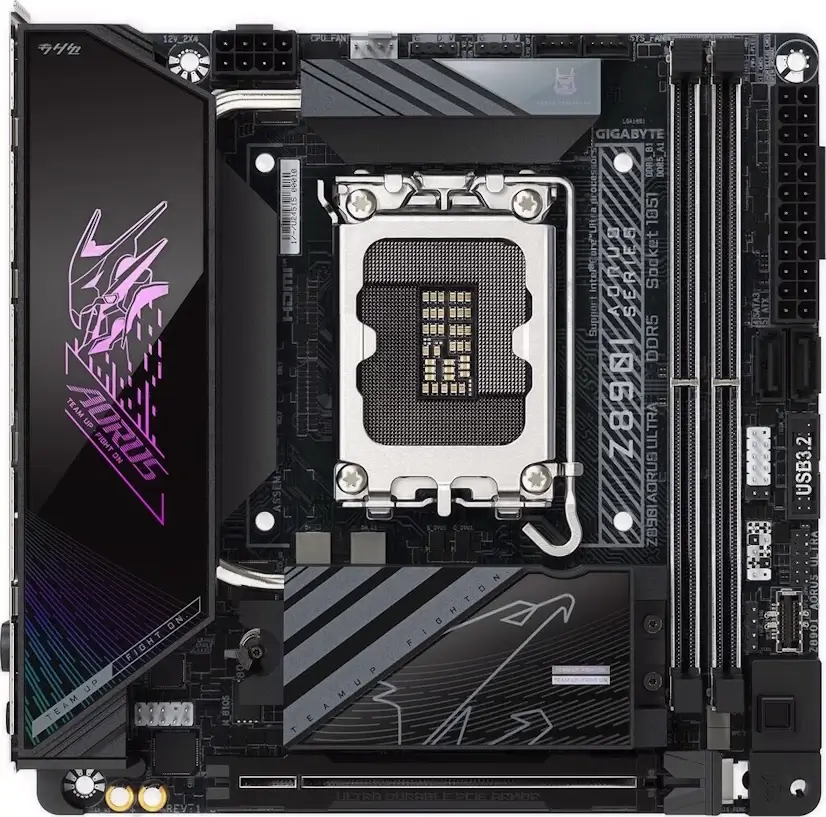 Montaje Placas Base Gigabyte Z890I AORUS ULTRA Gaming PC Vallecas Montaje Placa Base Gigabyte Z890I AORUS ULTRA Gaming PC Vallecas