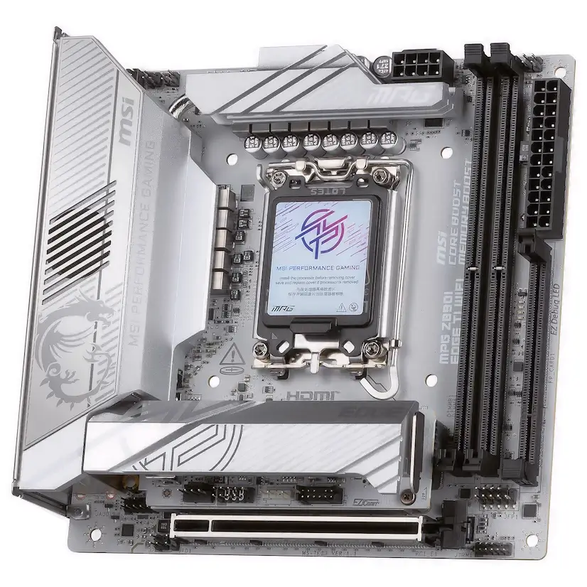 Montaje Placa Base MSI MPG Z890I EDGE TI WIFI Gaming PC Vallecas Montaje Placa Base MSI MPG Z890I EDGE TI WIFI Gaming PC Vallecas